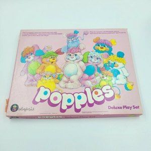 Colorforms Deluxe Play Set Popples Vintage - Store Display - RARE!!! 1986